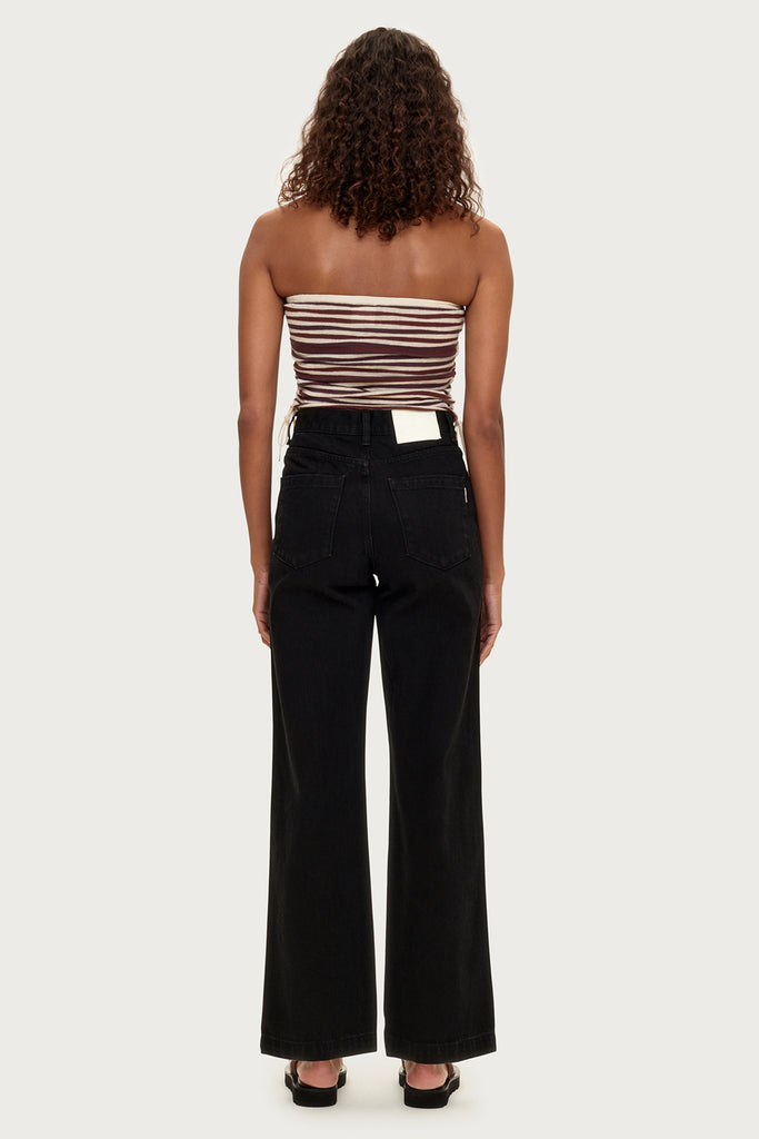 Mid Rise Jeans - Black