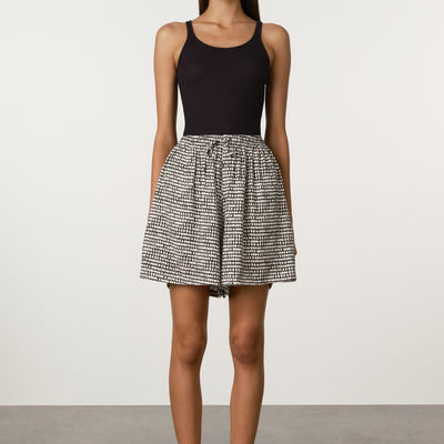Spot Tencel Shorts