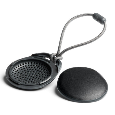 Leather AirTag Case - Black