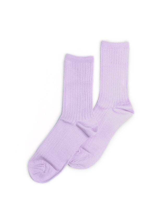 Half Crew Socks - Lilac