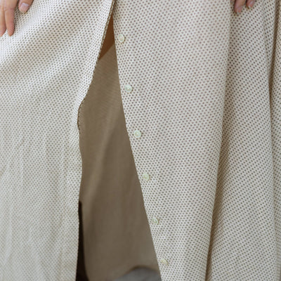 Paper Plane - Mina - Peachy Dress - Oatmeal Print