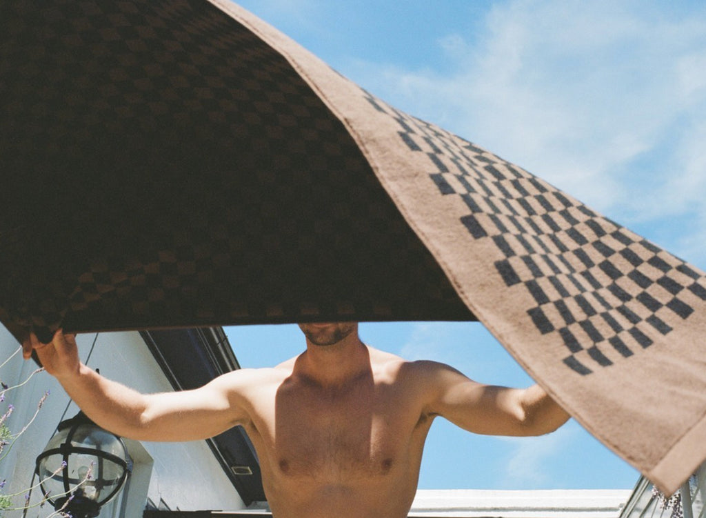 Paper Plane - Baina - Pool Towel - Roman Tabac - $110NZD - 2