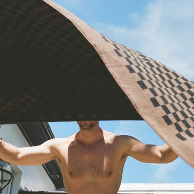 Paper Plane - Baina - Pool Towel - Roman Tabac - $110NZD - 2