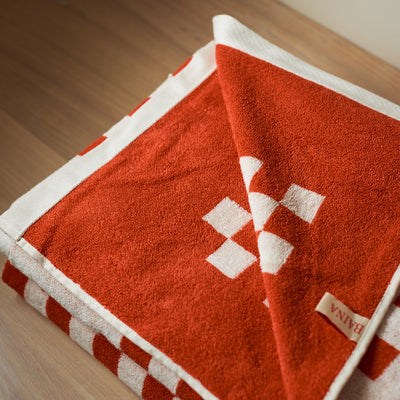 Baina - Organic Cotton Pool Towel - Roman - Paper Plane - Mt Maunganui Stockist