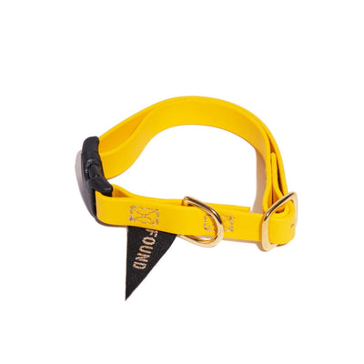 Water Resistant Dog Collar - Yellow