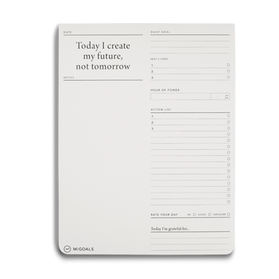 Daily Goals Desk Pad