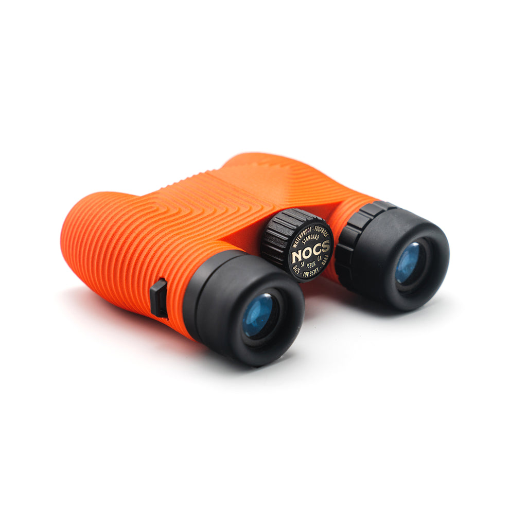 Paper Plane - Nocs Provisions - Standard Issue Waterproof Binoculars - Poppy Orange - $230NZD