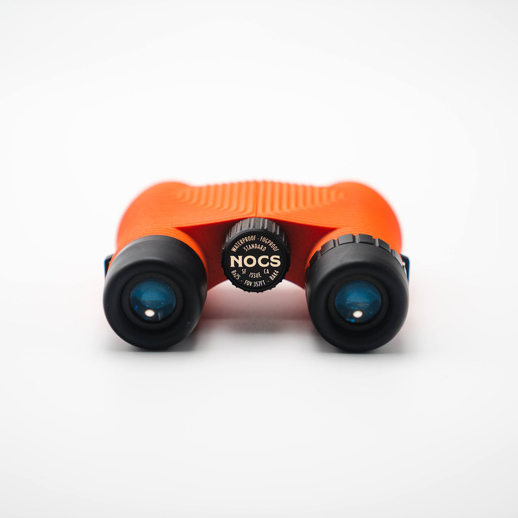 Paper Plane - Nocs Provisions - Standard Issue Waterproof Binoculars - Poppy Orange - $230NZD