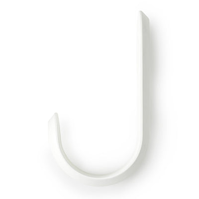 Oversized Curve Hook - White