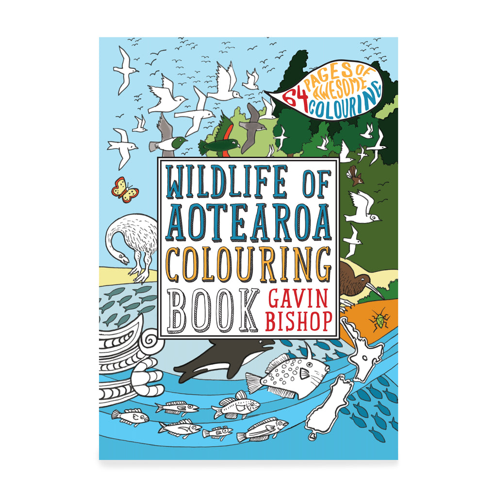 Wildlife of Aotearoa Colouring Book