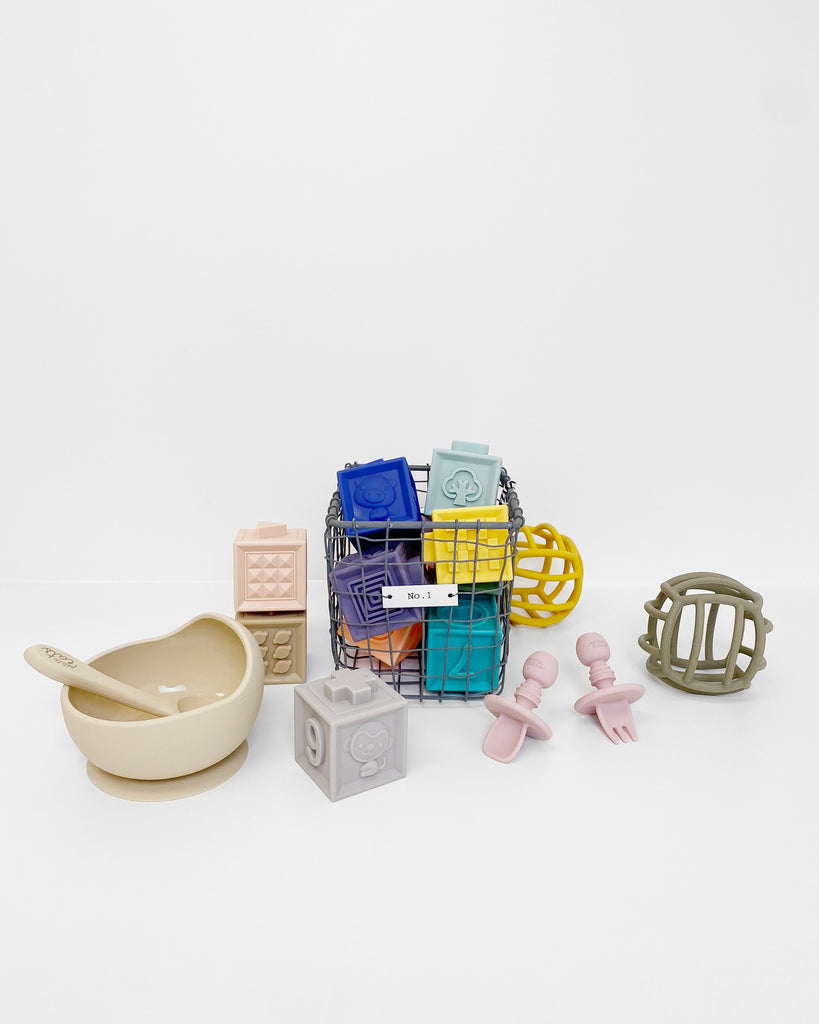 Colourful Building Blocks - Petite Eats - Baby Toys - Paper Plane - Tauranga Stockist