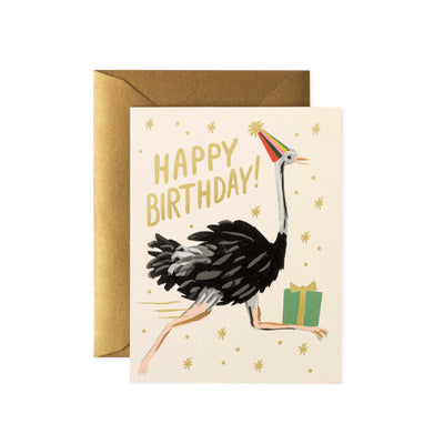 Card - Ostrich Birthday