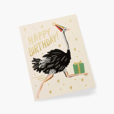 Card - Ostrich Birthday