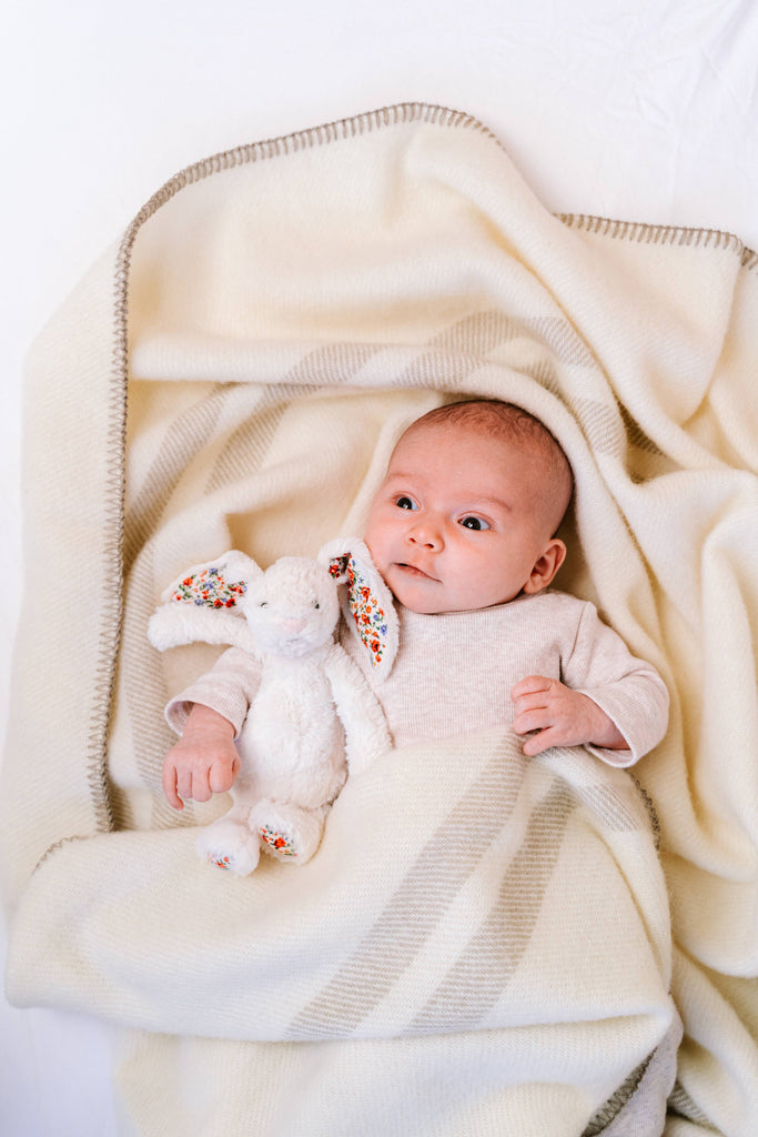 Batley's Beige Baby Blanket