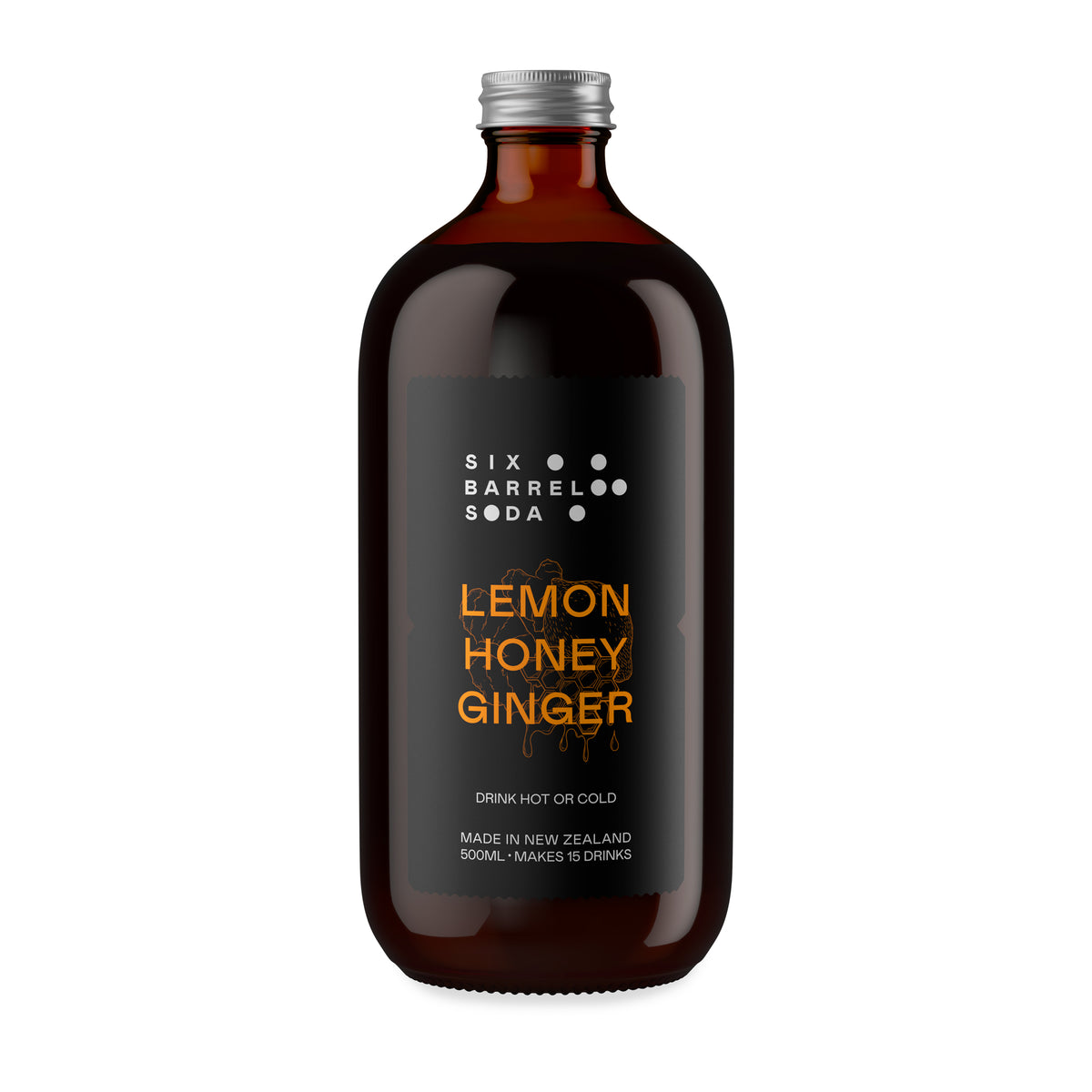 Six Barrel Soda Syrup | Lemon Honey Ginger | NZ Stockist Six Barrel Soda Syrup | Lemon Honey Ginger | NZ Stockist