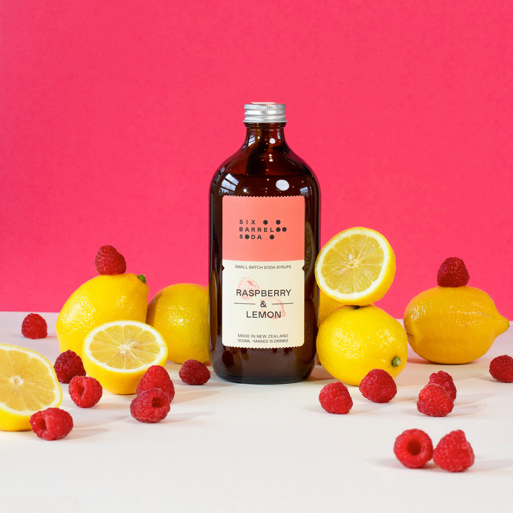 Six Barrel Soda - Raspberry & Lemon Syrup
