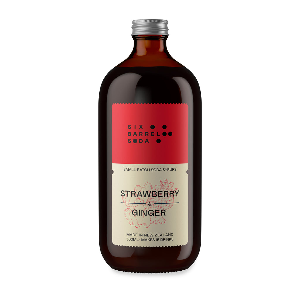 Six Barrel Soda - Strawberry & Ginger Syrup