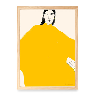 Print - Yellow Dress