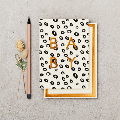 Card - Baby Leopard - Paper Plane - Gift Store - Mt Maunganui Stockist