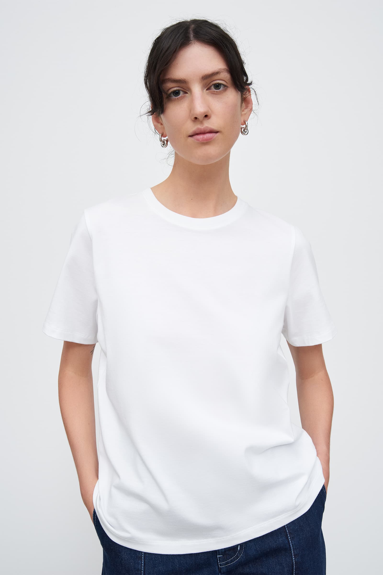 Kowtow Classic Tee White NZ Aus Stockist Shop Online