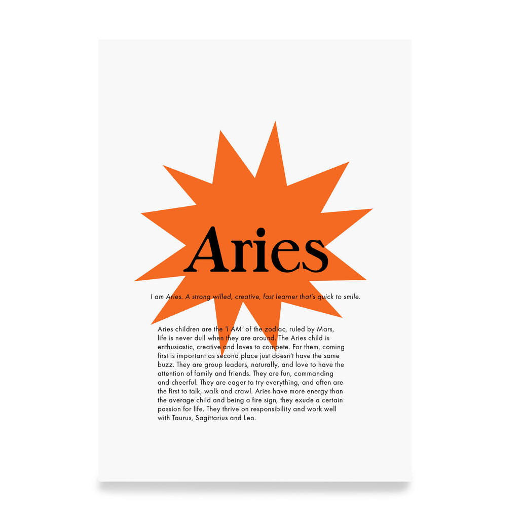 Print - Aries Zodiac