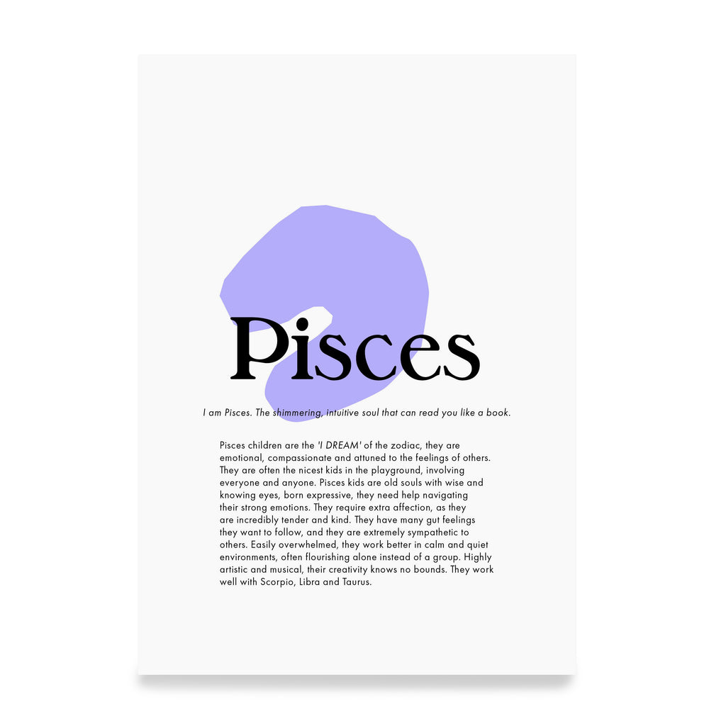 Print - Pisces Zodiac