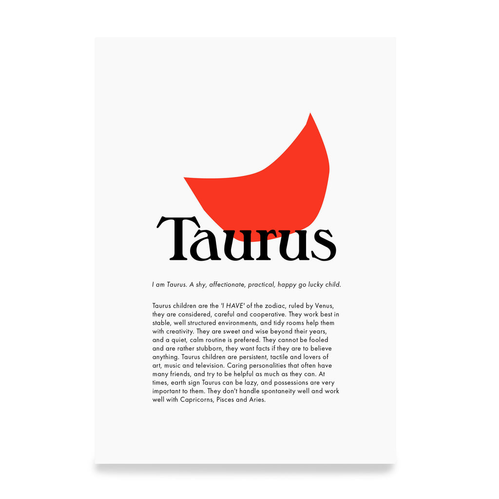 Print - Taurus Zodiac