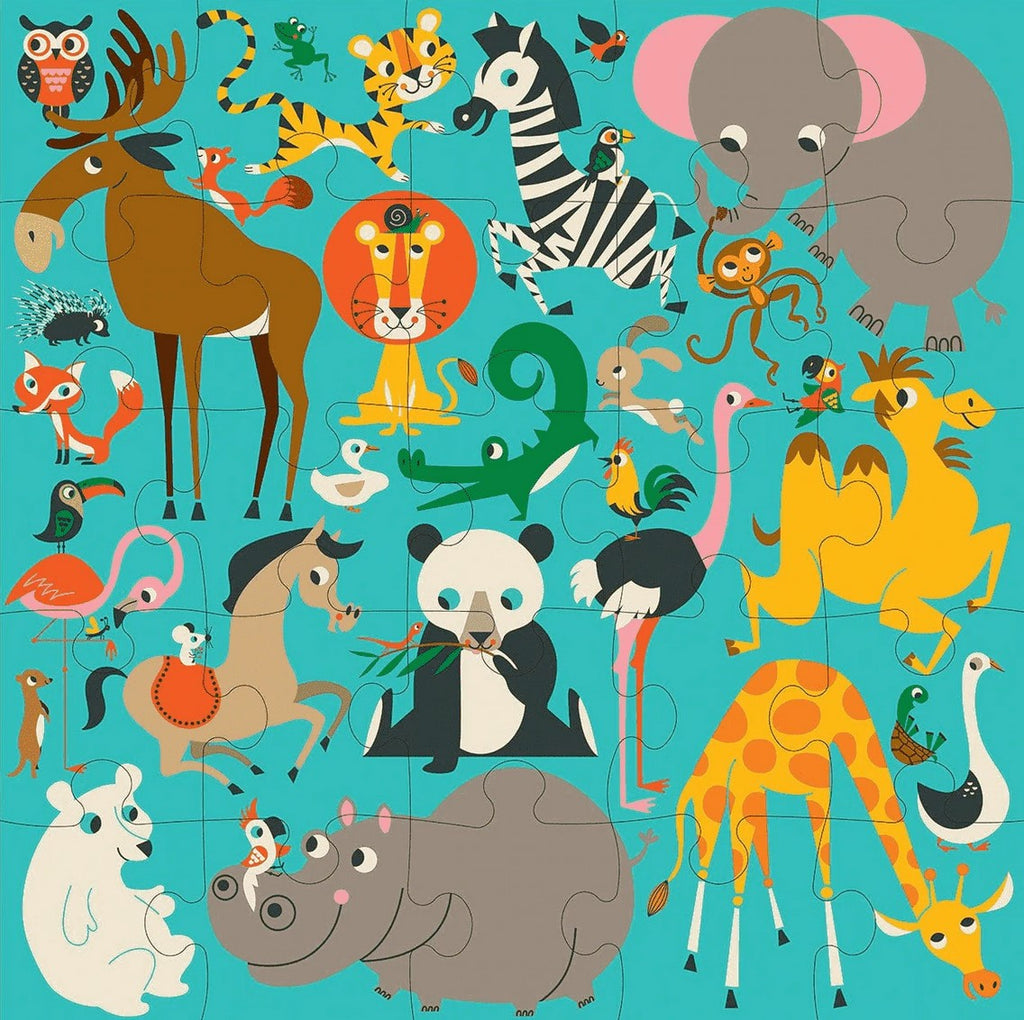 Jumbo Animals of the World Puzzle