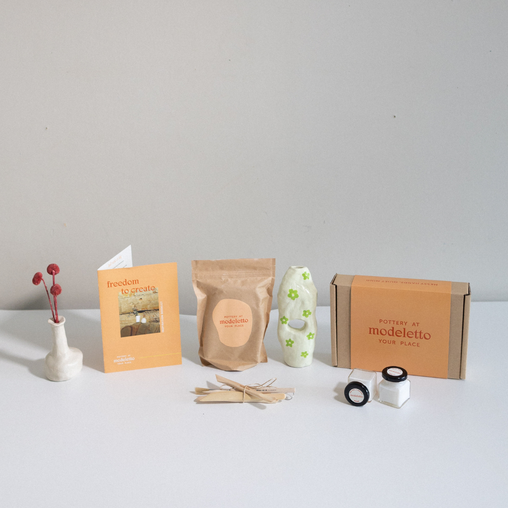 Modeletto, Air-Dry Pottery Kits, Handmade Ceramics, Events