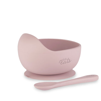 Suction Bowl & Spoon - Lilac