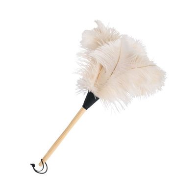 White Ostrich Feather Duster